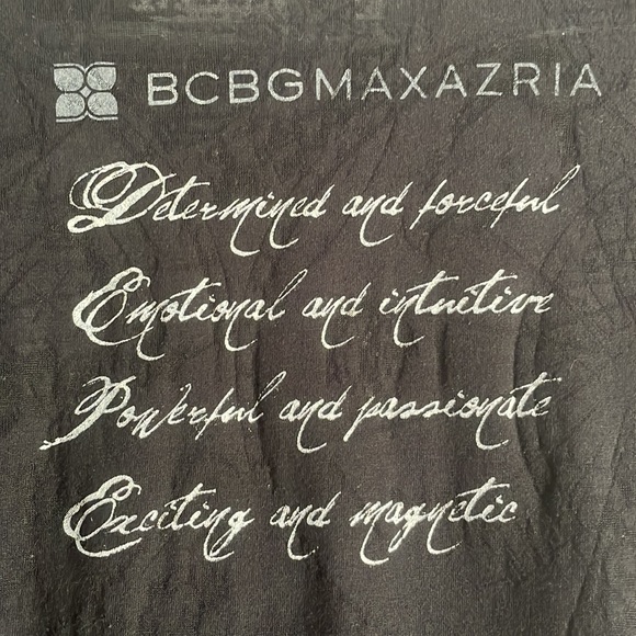 BCBGMaxAzria - Scorpio T-Shirt - Sheer Black - Size Small - Picture 3 of 5